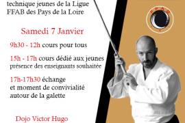 Laurent Dalverny 4ème DAN  Stage Jeunes