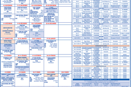 Calendrier fédéral 2023-2024